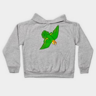 White-bellied Caique Kids Hoodie